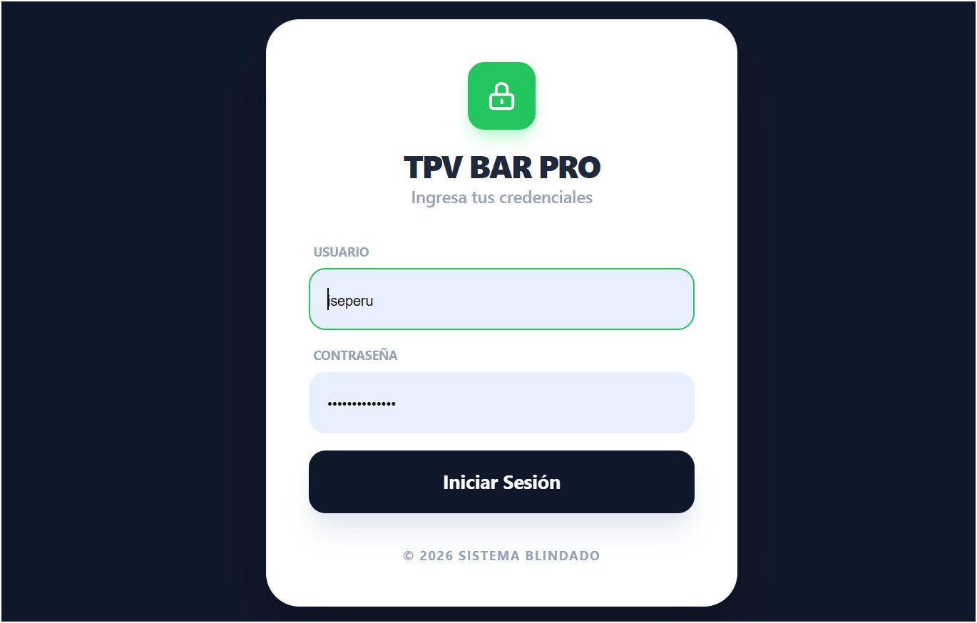 TPV para una tienda BAR